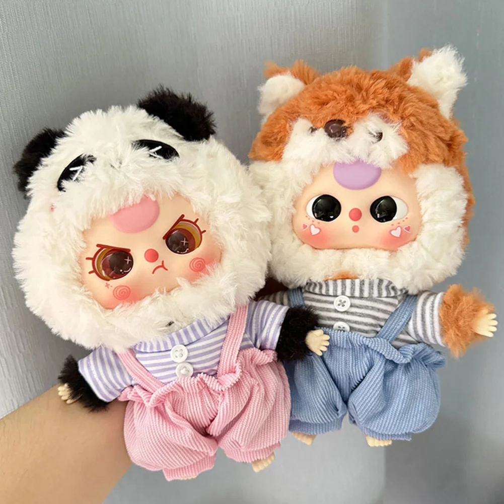 20cm Cotton Doll Lovely Dresses Jumpsuit T-Shirt Mini Doll Princess Dress Doll Cute Skirt Dress Up Playing House Accessories