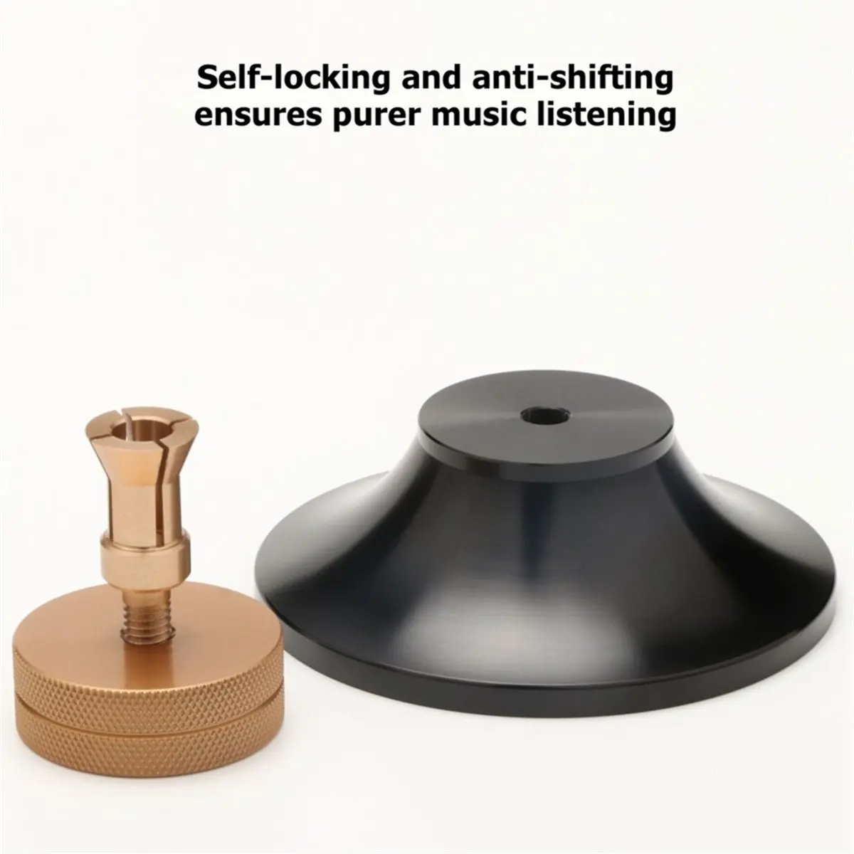 B72ABG Record Clamp HiFi Record Weight Stabilizer Record Stabilizers Disc Stabilizer LP Vinyl Clamp Disc for LP Record Players