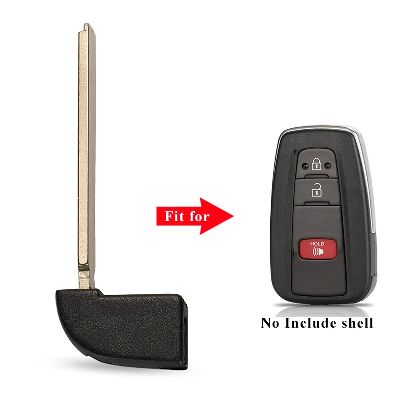 jingyuqin 1/5/10pcs Remote Car Key Blade Blank For Toyota CHR C-HR Prado Prius Camry Corolla RAV4 Insert keyless Fob Blade