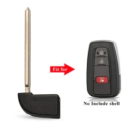 jingyuqin Remote Car Key Blade Blank For Toyota CHR C-HR Prado 2017 2018 Prius Camry Corolla RAV4 2018 Insert keyless Fob Blade