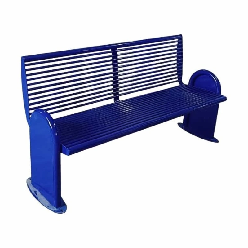 Double galvanized iron pipe garden chair spray paint park chair