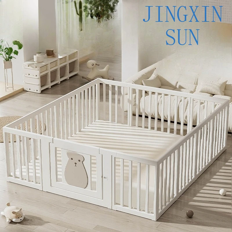 Fence for Baby Game Fence Indoor Household Living Room Crawling Pad Play Mat for Toddlers Infants Safety Playpen Enclosure