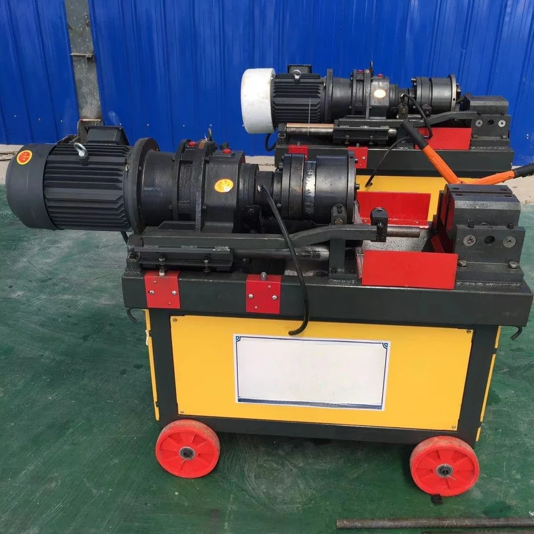 Picture 4: Bolt and Nut Making Machine Rebar Thread Screw Rolling Machine threading machine electric pipe threader customized