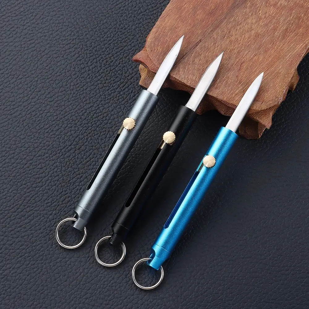 Multifunction Aluminum Alloy Self Defense Mini Foldable Knife Portable Key Chains Outdoor Survival Emergency Pocket EDC Tools