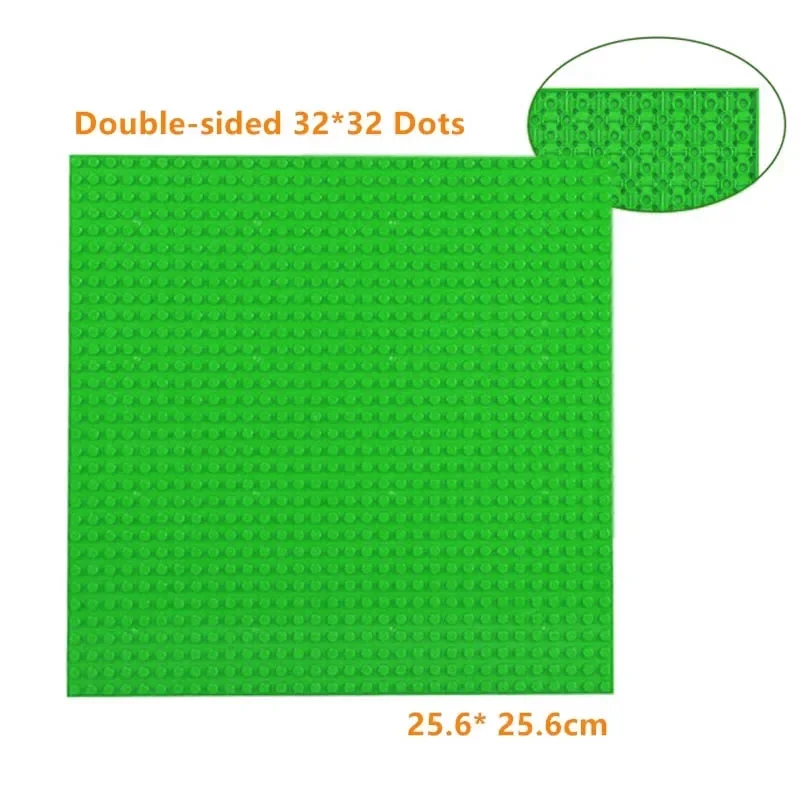 High-Quality Double-sided 32*32 Dots Baseplates for Small Bricks DIY Building Blocks Base Plate Perfectly Compatible legoes 3811