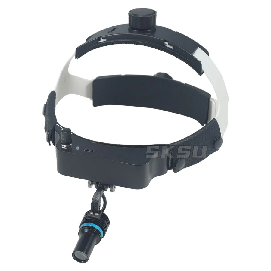SKSU Wireless Medical Headlamp Adjustable Brightness Dental Surgical Head Light LED Head Mounted Headlight