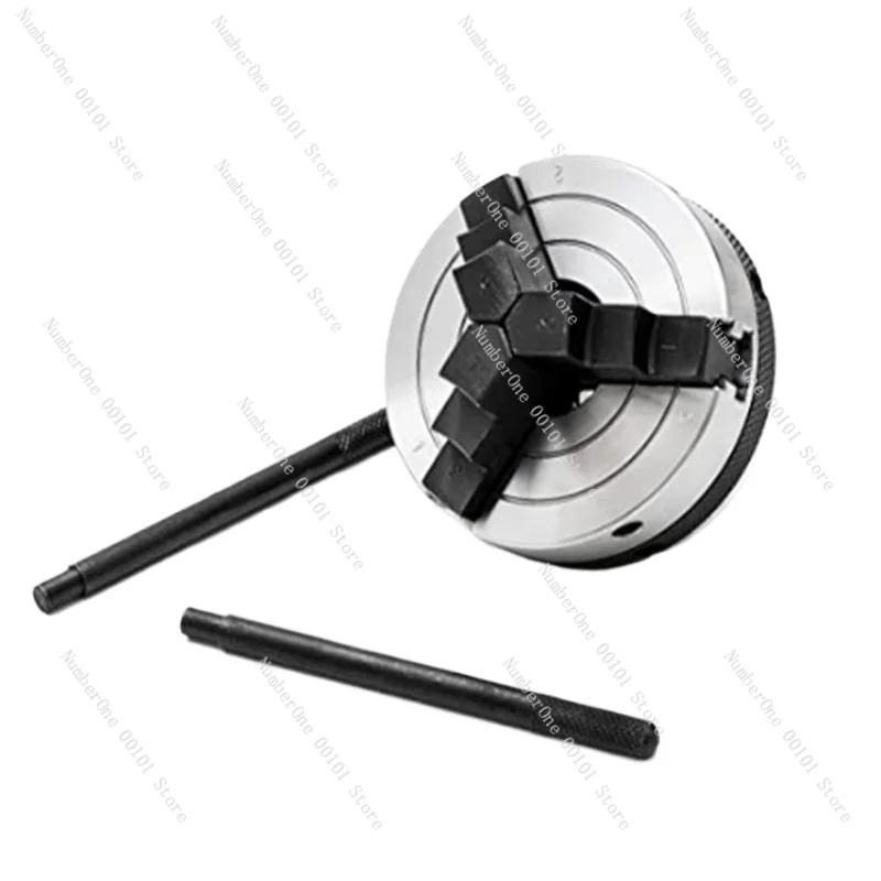 3inch 3-Jaw Woodworking Chuck 3inch Mini Clamp Woodworking Chuck Interlocking Chuck Self-Centering Machine Tool Accessories