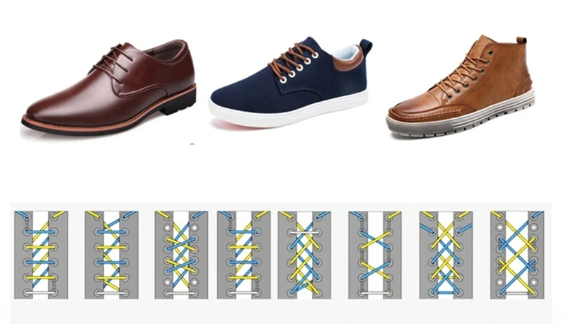 1 Paar Lederschnürsenkel, gewachste Baumwollschnürsenkel, runde Schnürsenkel für Schuhe, Schnürsenkel für Stiefel, wasserdichte Lederschnürsenkel für Schuhe. – Detail 7