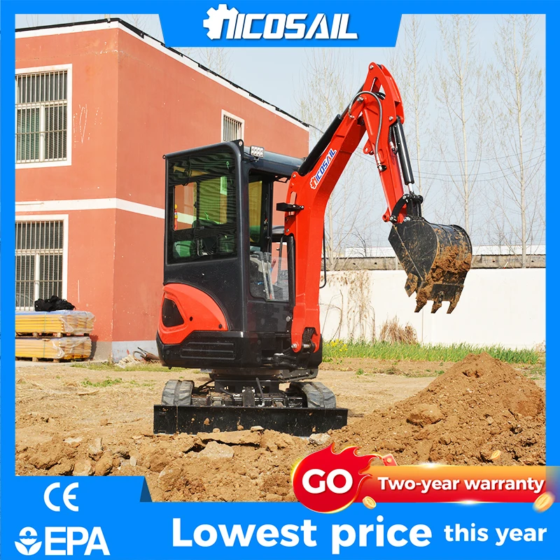 

OKW25U Mini Excavator with Replaceable Attachments Versatile for Garden & Construction Work - Customizable