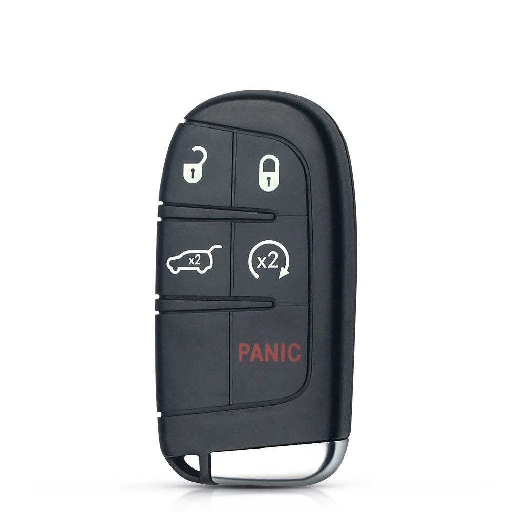 KEYYOU Thay Thế 5 Nút Bấm Thông Minh Điều Khiển Từ Xa Phím M3N40821302 Fob 433MHz Cho Jeep Grand Cherokee 2013-2018 Dodge Hành Trình thử Thách