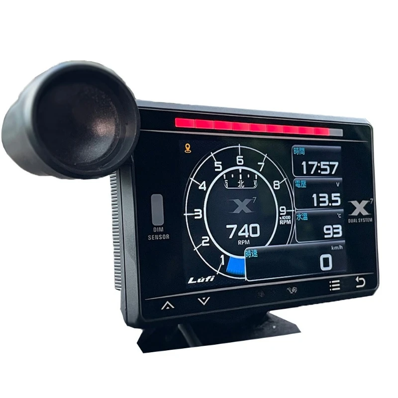 

modification multifunctional OBD meter Turbine pressure Oil temperature Exhaust temperature Air-fuel ratio Speed G value