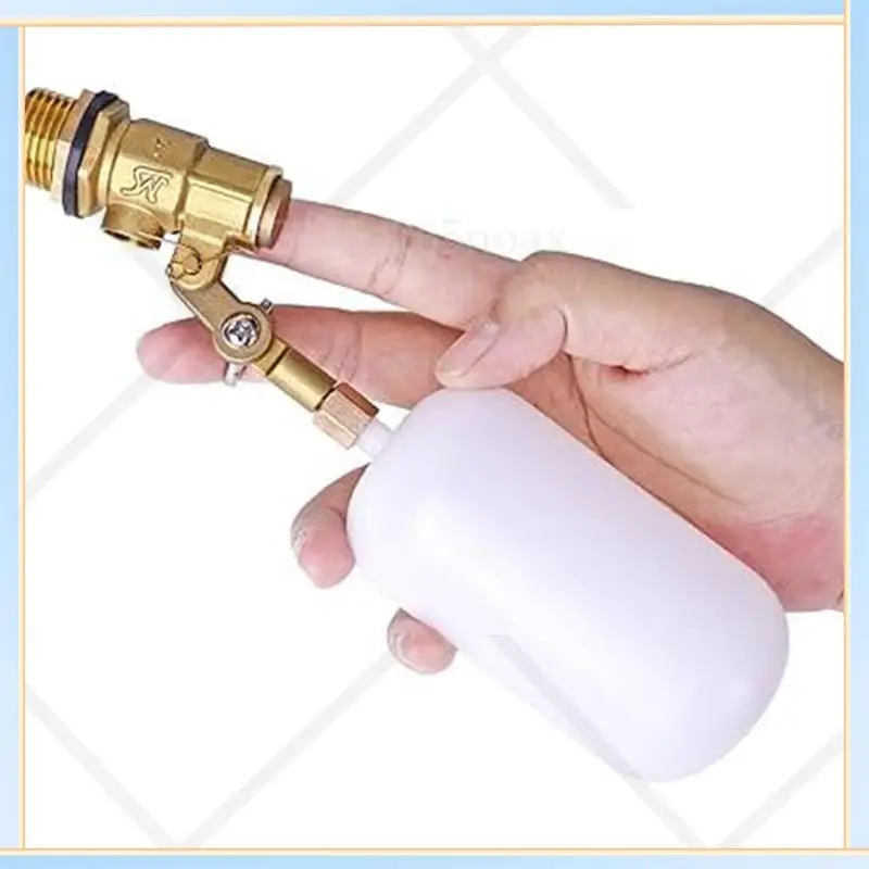 

-SPOR 2Piece For Pond Float Valve Shutoff Auto Fill For Livestock Tanks, Aquariums Water Float Valve