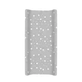 Grey moon and stars