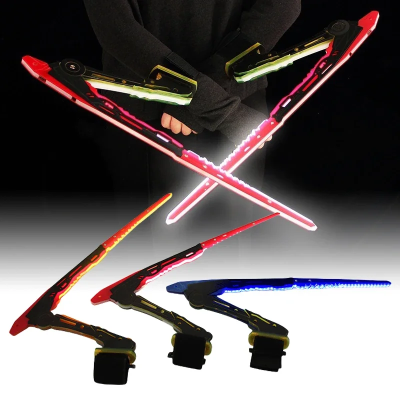 

Luminous Cyberpunk Katana Mantis Blade Sword Led Light Anime Cosplay Prop Real Size Japanese Katana Bright Samurai Sabre Toy2025