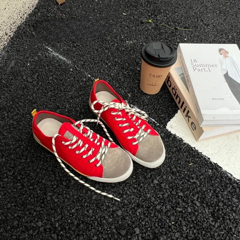Fashion Women's Shoes Retro Luxury Genuine Leather Casual Shoes for Woman Exquisite Chunky Sneakers Designer Shoes Zapatos Mujer