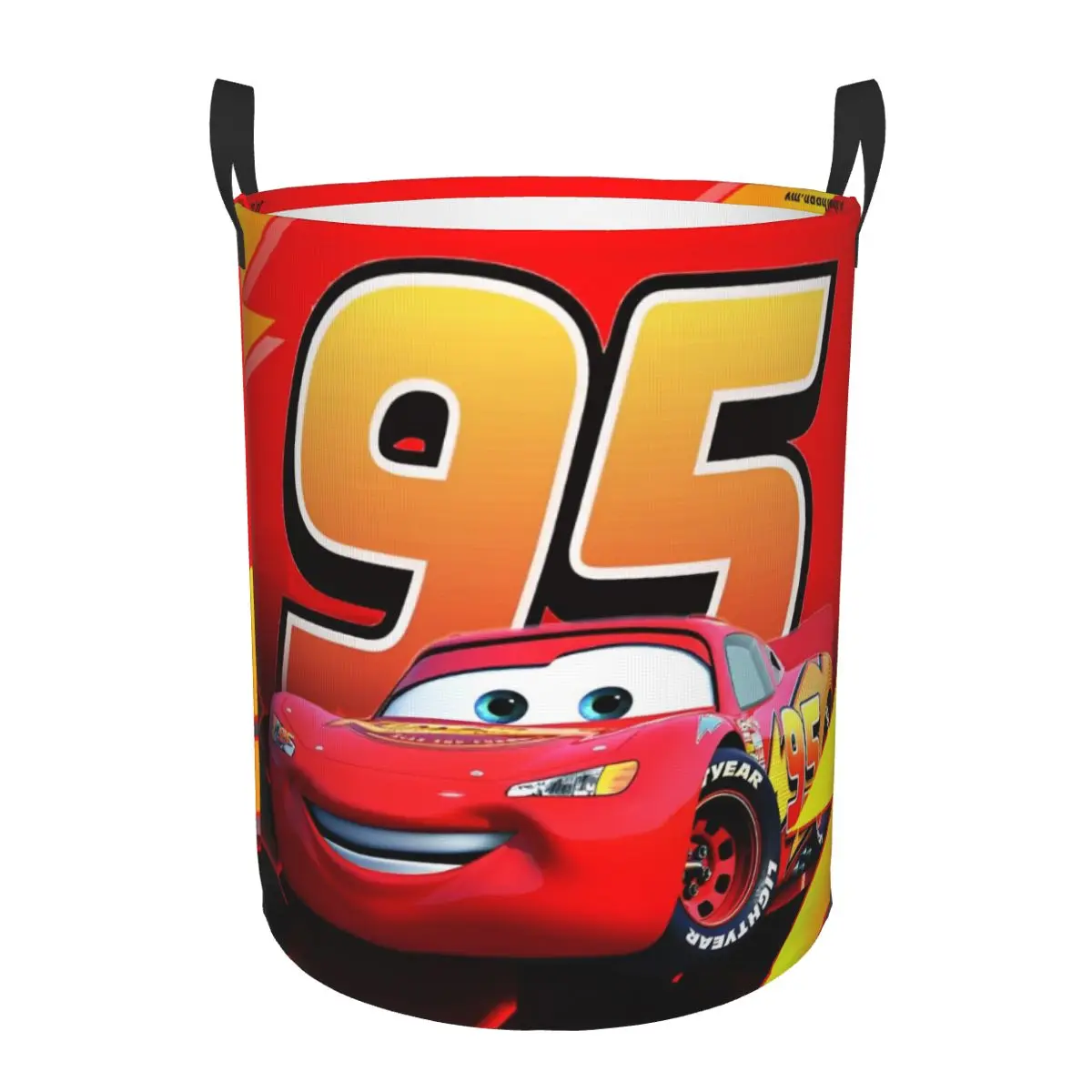 Sally I'm Lightning Cars Mcqueen Toys Bin Baskets Games Room Storage Basket for Toys