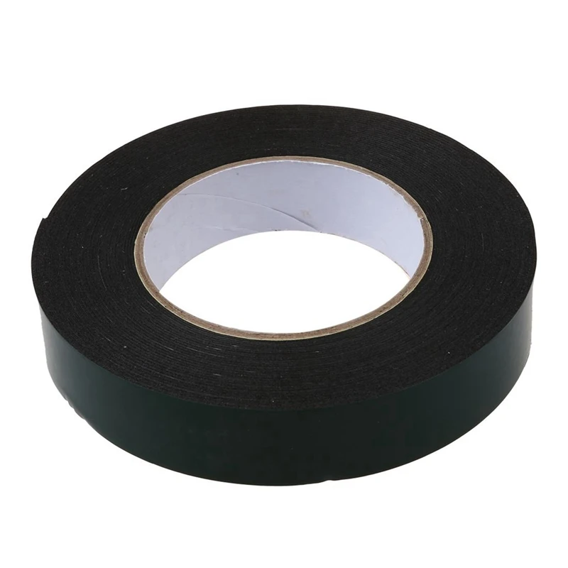 

3X Black Super Strong Permanent Double Sided Self Adhesive Foam Car Trim Body Tape Width:25Mm