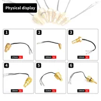 12V/24V Universal Water Temperature Sensor For Water Temperature Gauge 10MM 14MM 16MM 17MM 21MM 1/8 3/8 1/2