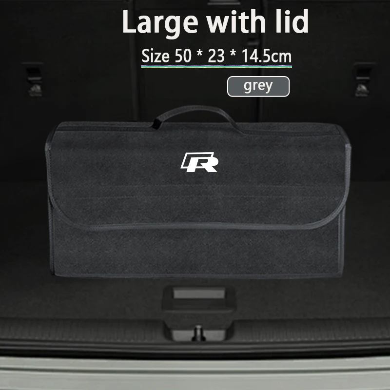 Car Storage Bag Organizing Box Trunk Tool Case Auto Accessories Tools For Volkswagen VW RLine R GTI Golf Amarok ID3 Tiguan Polo