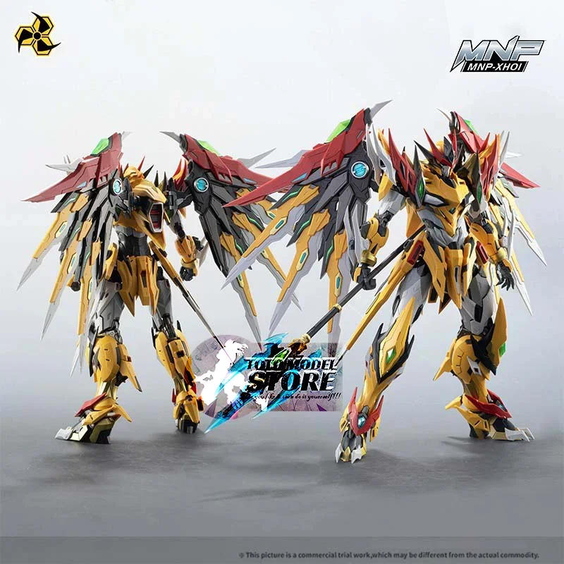 Mecha Bai Qi Modelo Montado, Energia Nuclear, Personagens de Anime, Pode Ser Transformado Robô Terno, Coleção Toy, Presente, MNP-XH01