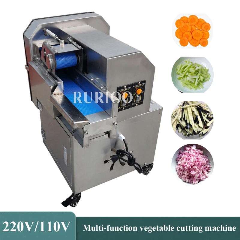 Commercial vegetable Cutting Machine Cucumber Carrot Slicing Potato cutter Machine Leek Electric vegetable Slicer