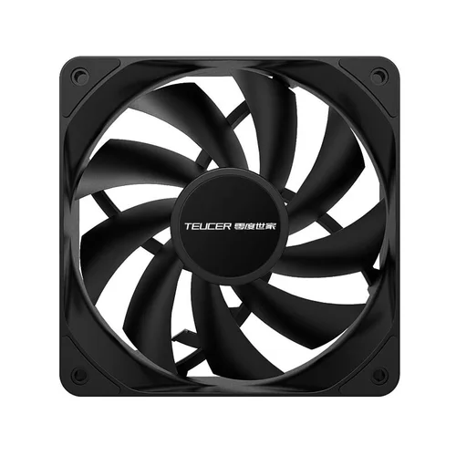 Imagen 2 del producto Teucer-Ventilador de chasis de 12cm, Ventilador de refrigeración de 1800rpm, silencioso, disipador térmico, radiador de agua, 120mm