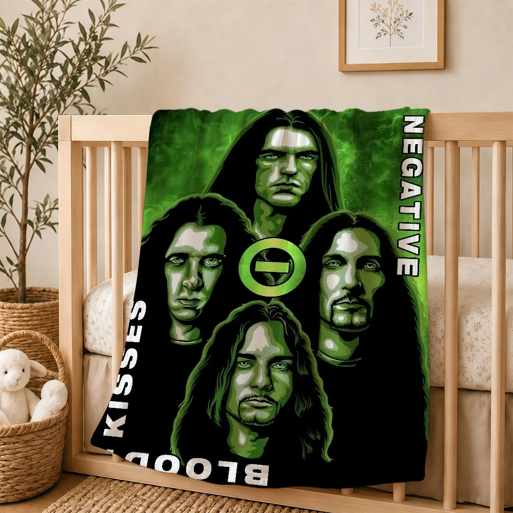 Band T-Type O N-Negative Blanket For Soft Warm Knee For Bedroom Living Room Bed Sofa Camping Picnic Office Gift