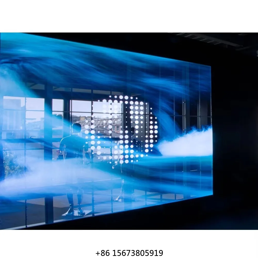 

Advertising P3.91 Transparent LED Screen Display Glass Window LED Transparent Video Wall Panel LED Screen