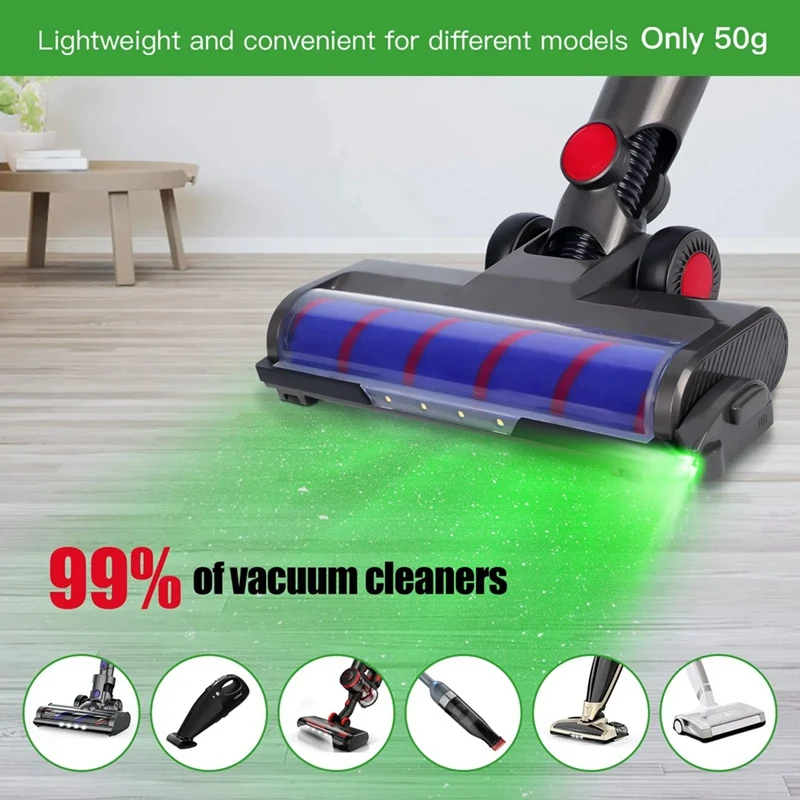 Vacuum Cleaner Laser Lights Dust Display LED Lamp Dust Clearly Visible Under The Light Universal Vacuum Cleaner Accessories