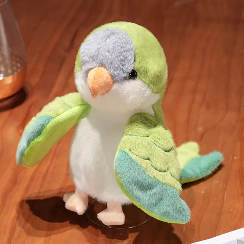 Leuke simulatie vogel papegaai marionet knuffel ouder-kind interactief leuk spelpop kinderbabypop