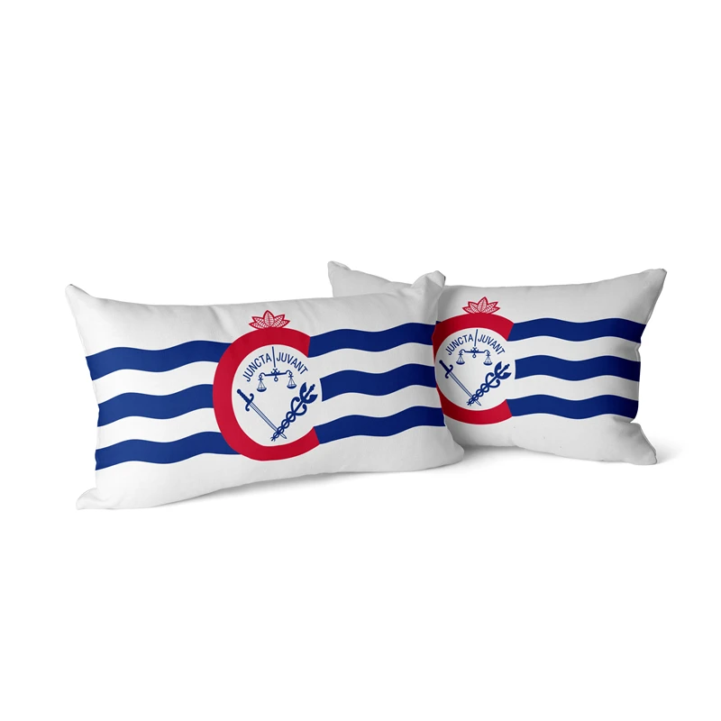 Aertemisi 20'' x 12'' Cincinnati Ohio Rectangular Throw Pillow Cushion Covers Cases Pillowcases 50cm x 30cm