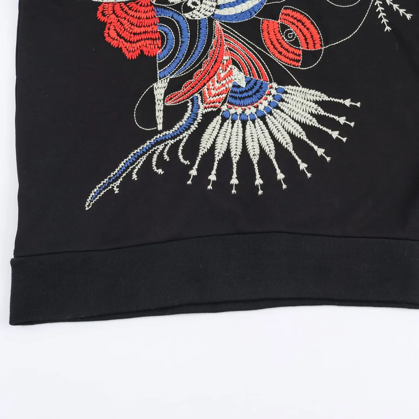 Felpa lunga da donna lavorata a maglia Sve con ricamo pesante Crew Ne Pullover maglione soffice loop Faion Sle autunno nuovo arrivo