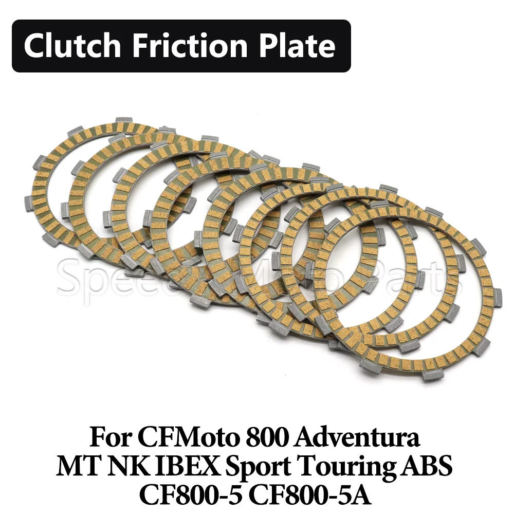 Fit For CFMoto 800 Adventura 800 MT IBEX Sport Touring ABS CF800-5 CF800-5A Motorcycle Clutch Friction Plates Kits