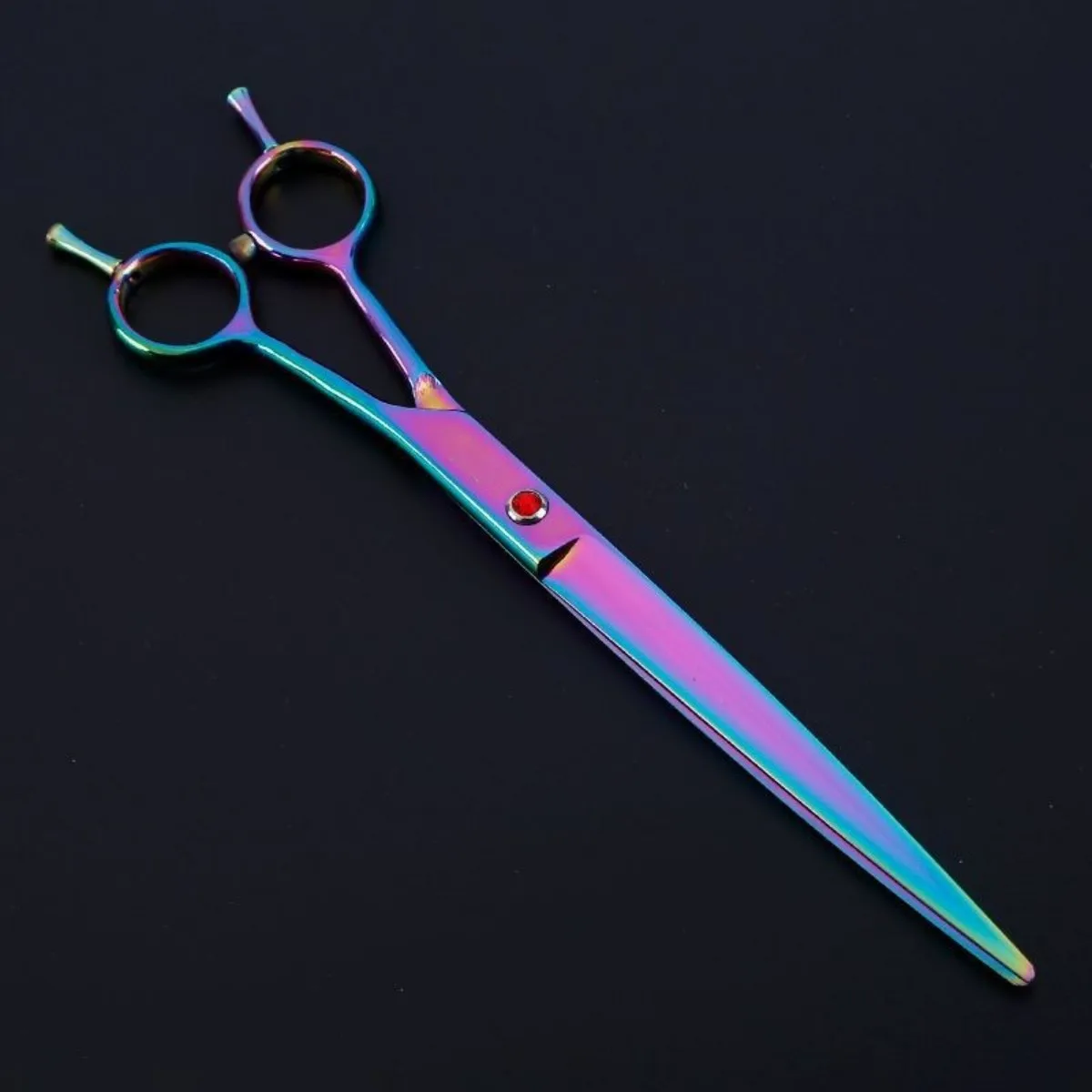 8inch Pet Grooming Scissors Double Tailed Left And Right Hands Professional  Curved Scissors Dog Cat  Trimming Cutting Shears