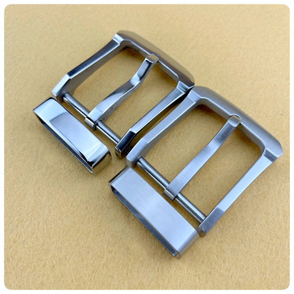 

40mm(1.6") Stainless Steel Single Prong Belt Buckle Belt loop Metal Pin Buckle for Belts 1.5"(38mm) Belt DIY Leather Accessories
