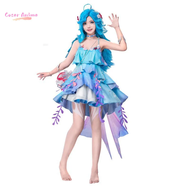 【Coser】Game Honor of Kings Dolia Cosplay Costume Uniform Halloween Party for Women Men Carnival Props