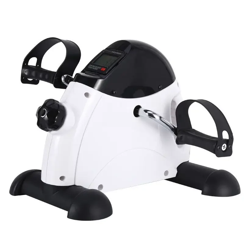 Home Mini Bike LCD Monitor Leg Trainer Rehabilitation Machine Stepping Fitness Weight Loss Weight Loss Indoor Bicycle