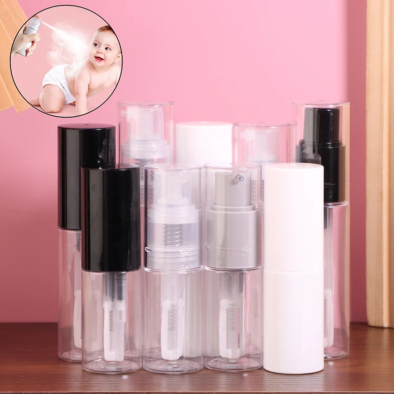 زجاجات رذاذ قابلة لإعادة الملء للسفر، زجاجة رذاذ مسحوق شفافة، موزع مسحوق الطفل، حاوية بلاستيكية قابلة للفصل #3