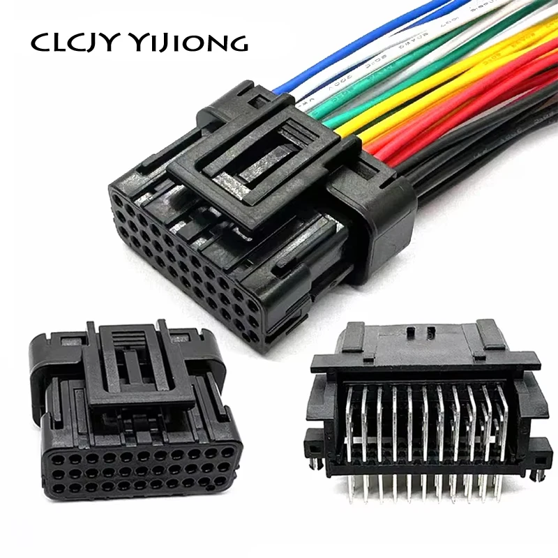 

1 Set 33 Pin Automotive ECU Computer Control System Cable connector Motorcycle Engine PCB Plug for Honda 6188-4871 6189-7106