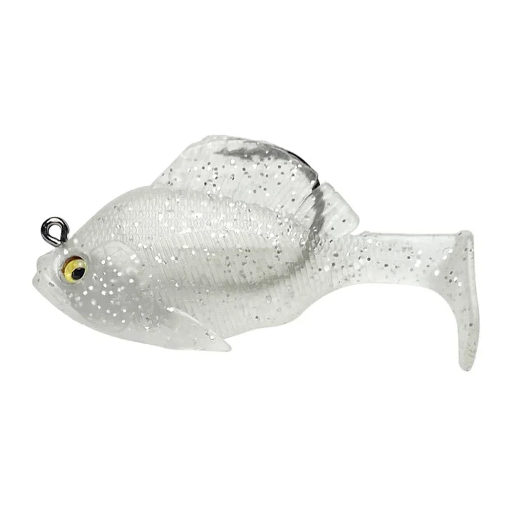 9g/5.6cm Fishing Lure Pvc Soft Bait Biomimetic Jumping Fish Fake Bait Paddle Tail Swimbait Lure Attracting Predatory Fish