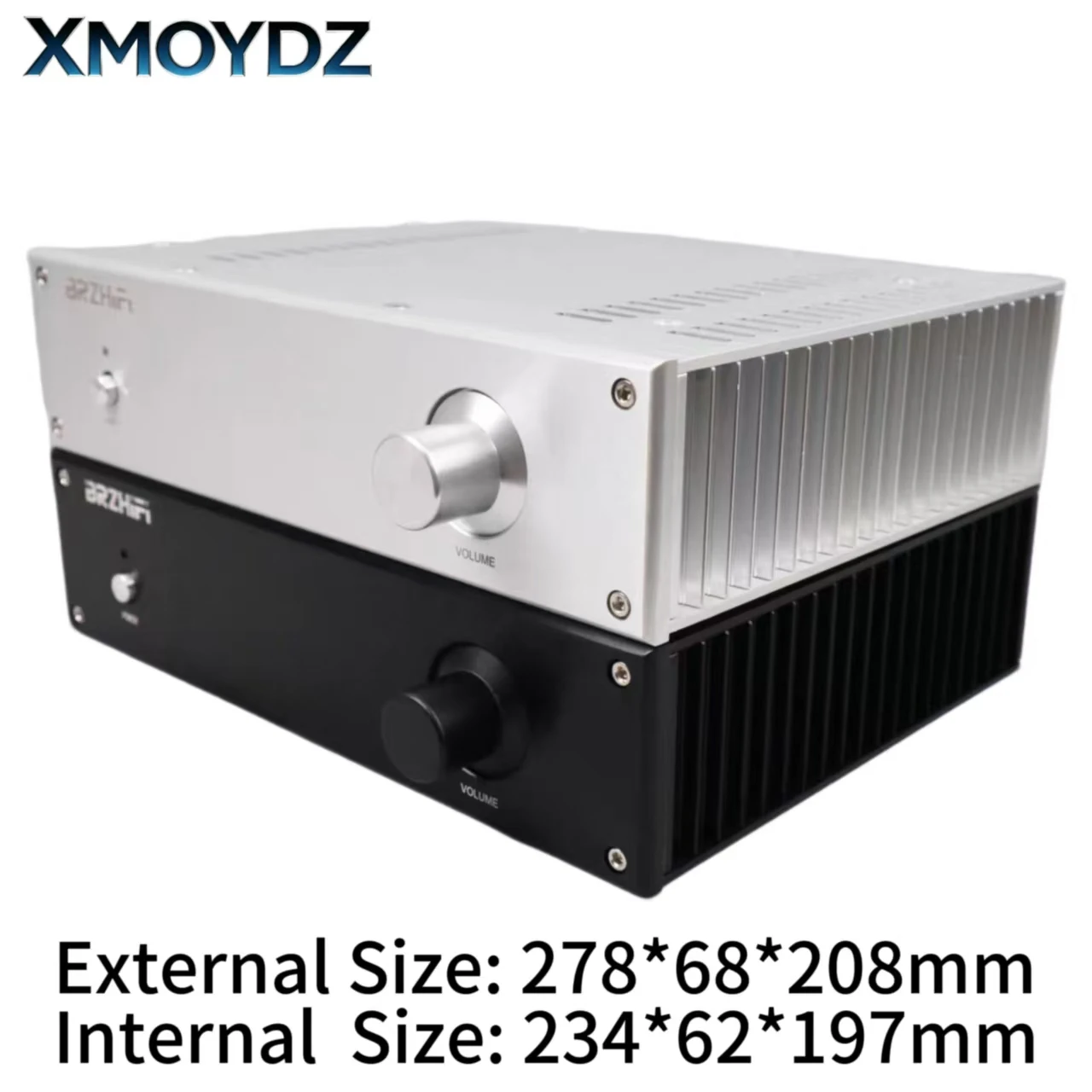 LM1875 278*68*208mm Amplifier Chassis Class A All Aluminum Alloy Decoder Power Filter Desktop DIY HiFi Audio AMP Enclosure