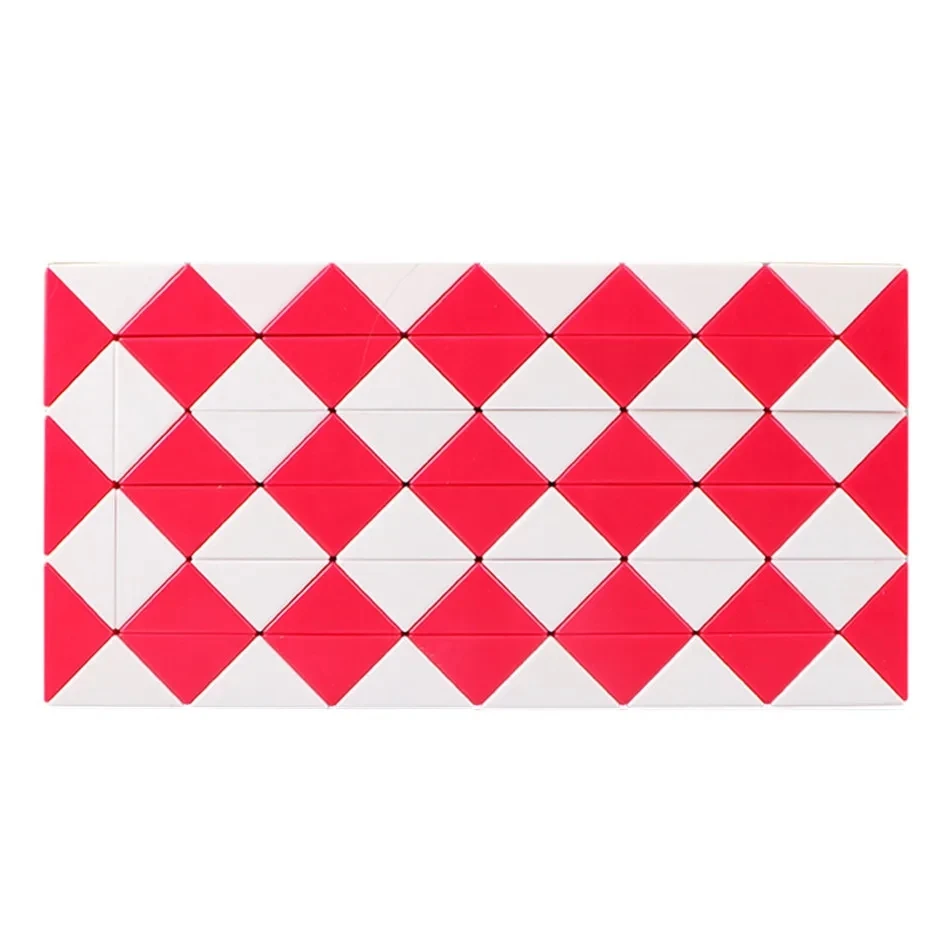 QIYI 72 segmenti Magic Rule Snake Cube varietà fai da te elastico cambiato popolare Twist Transformable Kid Puzzle Toy per bambini