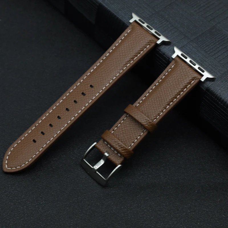 Leather Strap for Apple Watch Band Serie 10 9 8 7 6 5 4 Ultra SE Durable Bracelet iWatch 46mm 49mm 45mm 44mm 42mm 41mm 40mm 46mm