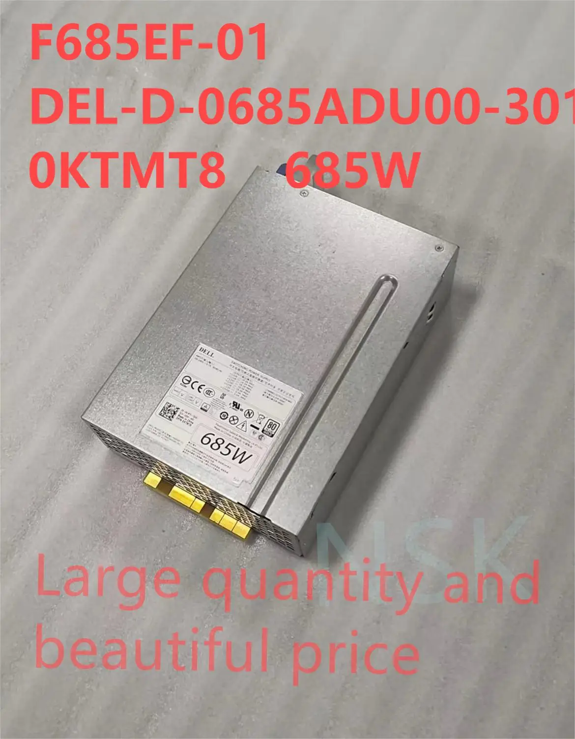 Original 685W F685EF-01 0K8CDY K8CDY For DELL T5810 T7810 Server Power Supply 100% TEST OK