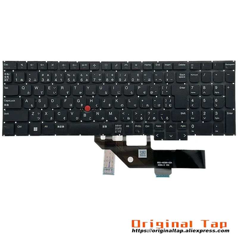 JP Japanese Keyboard for Lenovo Thinkpad E16 Gen 1 5N20W68240 5N20W68276 5N20W68312