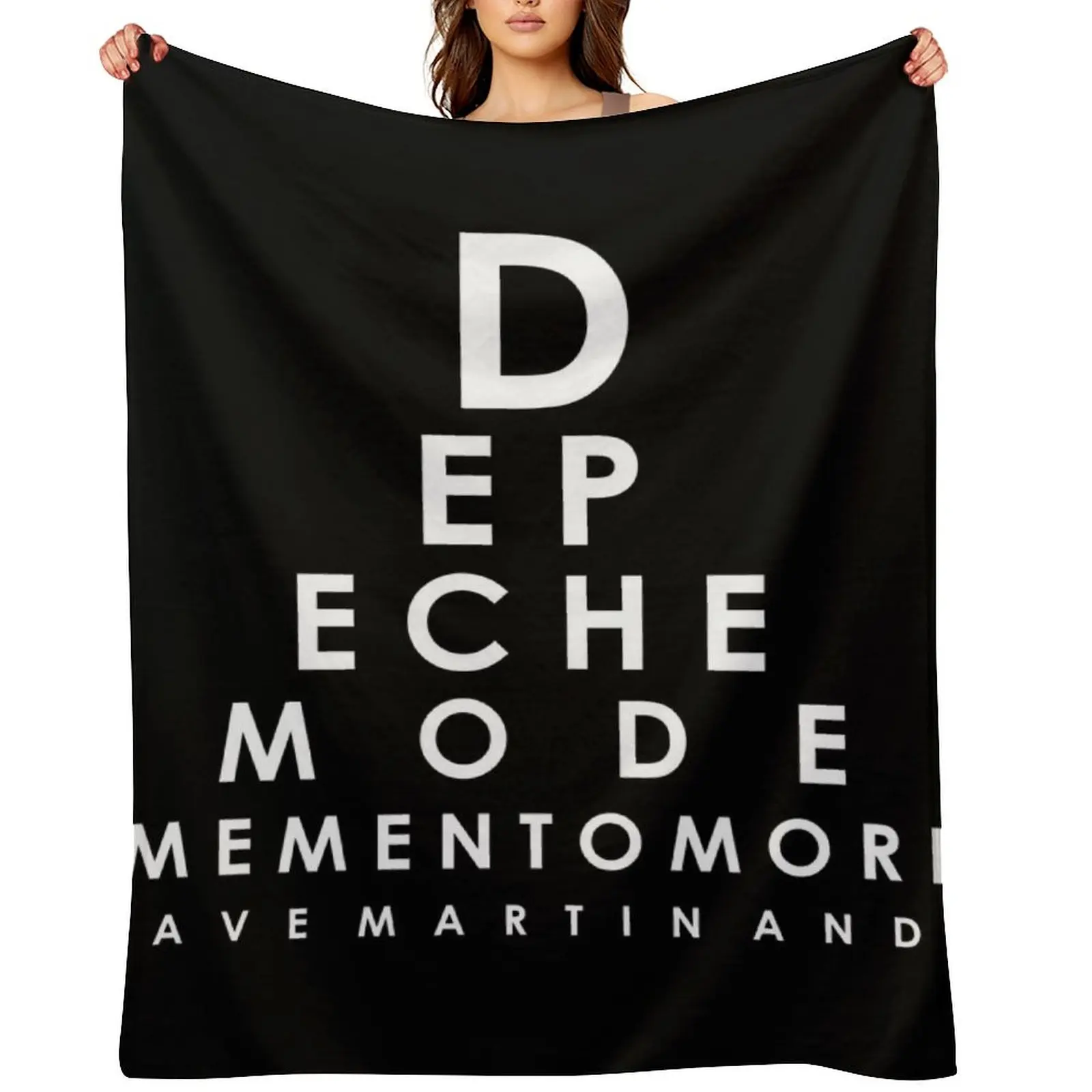 Eye Chart, Memento Mori Mode, memento mode, mori mode, mode tour world tour world tour 202 Throw Blanket Quilt Moving Blankets