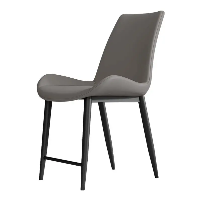 

Customized heightened dining chair with a sitting height of Island counter bar chair Light luxury household backrest high stool