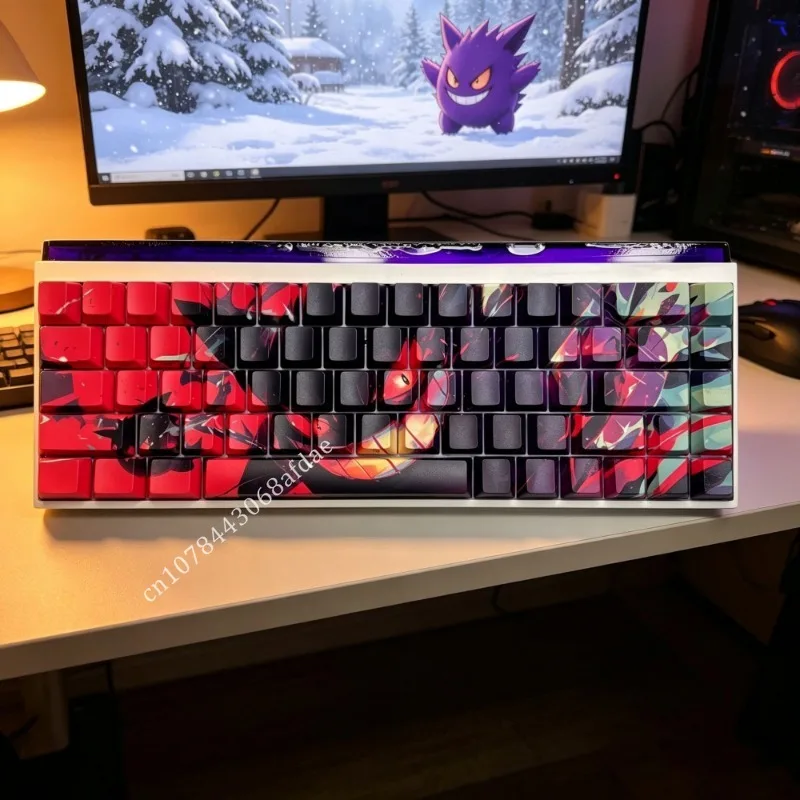 anime-pokemon-gengar-73pcs-set-keycaps-chreey-height-pbt-caps-mechanical-keyboard-customize-diy-pokemon-keys-cool-festival-gifts