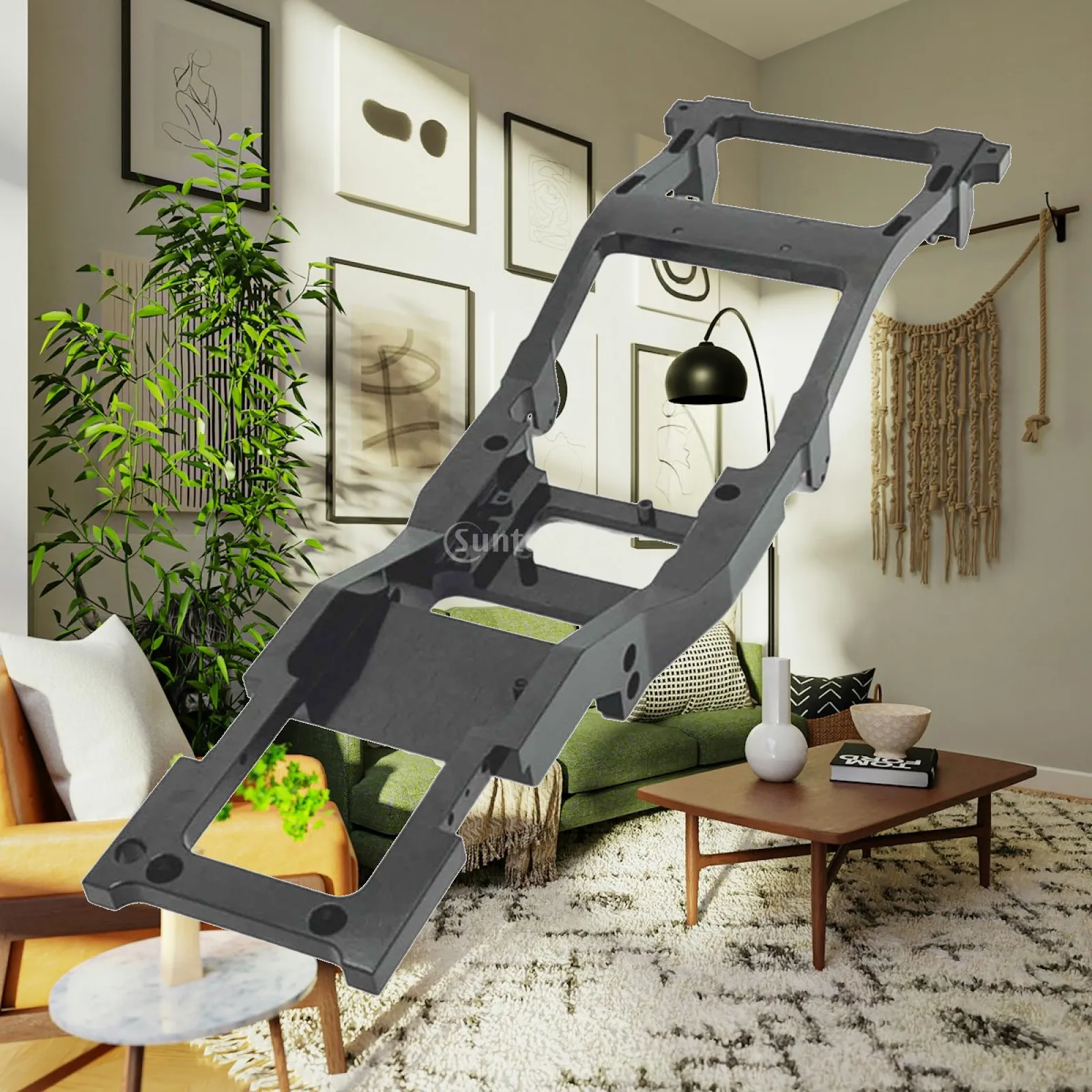 

RC Metal Chassis Frame 1/12 Scale Upgrade Aluminum RC Frame for MN82 Truck