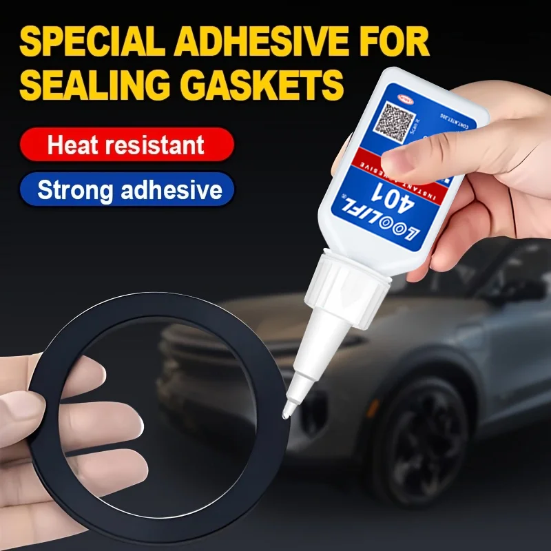 401 Instant Strong Super Glue Universeller Sekundenkleber Mighty Instant Glue für Harz, Keramik, Metall, Glas, schnell trocknender Kleber